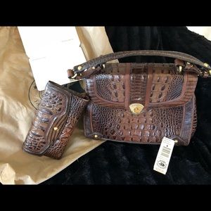 Brahman hand bag with wallet